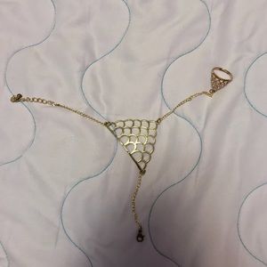 Bracelet w/ ring attachment